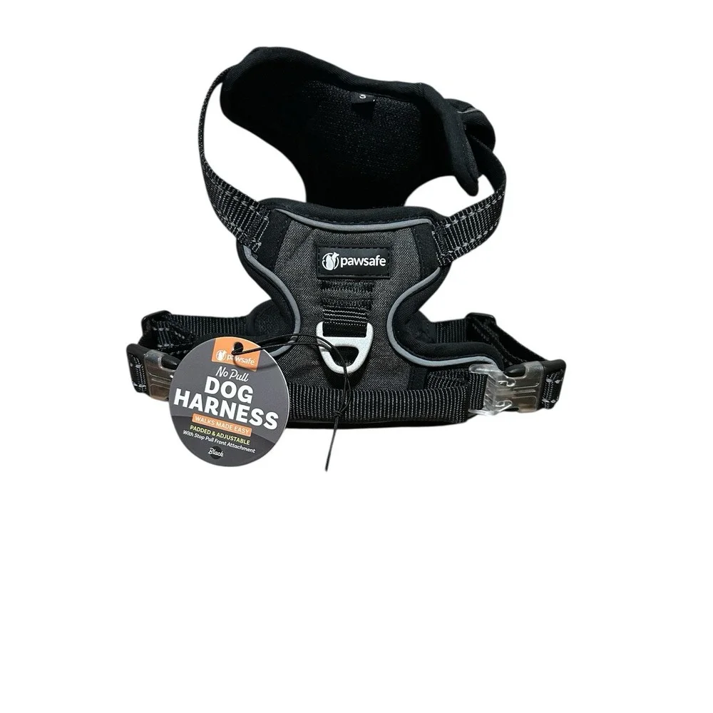PawSafe No Pull Dog Harness & SCOUT Wristlet Pouch Set Navy Blue White New